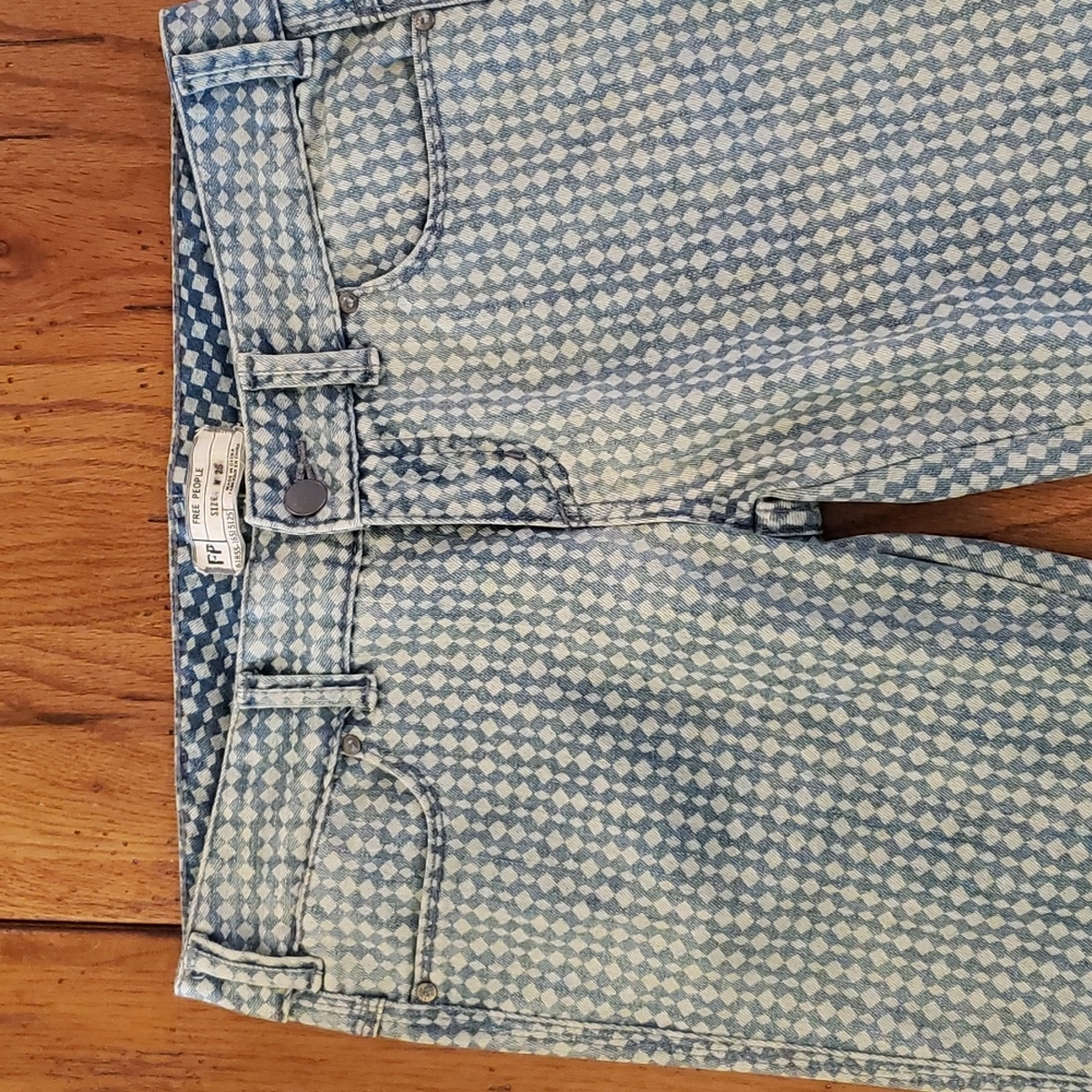 Free people super low rise jeans